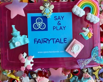 FAIRYTALE Trinkets- Fairytale Theme Mini Objects-Speech Therapy Mini Objects-Fairytale Task Box
