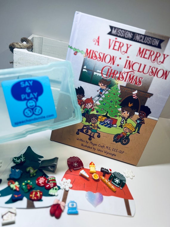 Christmas Story Kit for A Very Merry Mission Inclusion Christmas  Book-trinkets-inclusive Book-speech Therapy Mini Objects-book Gift - Etsy