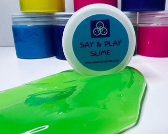Sensorische slijmcapsule | Slijmpot voor kinderen | Zintuiglijk spel zeggen en spelen