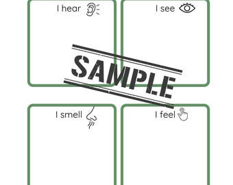 Senses Sorting Activity Worksheet PRINT & PLAY Download
