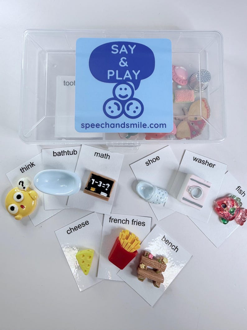 Digraph Mini Objects Set - Speech Therapy Trinkets and Doodads for ...
