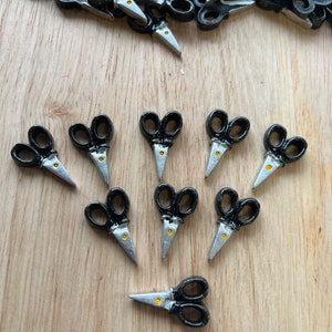 Miniature SCISSORS Object Speech Therapy Mini Objects Trinkets-SCHOOL Theme Mini Objects Doodads