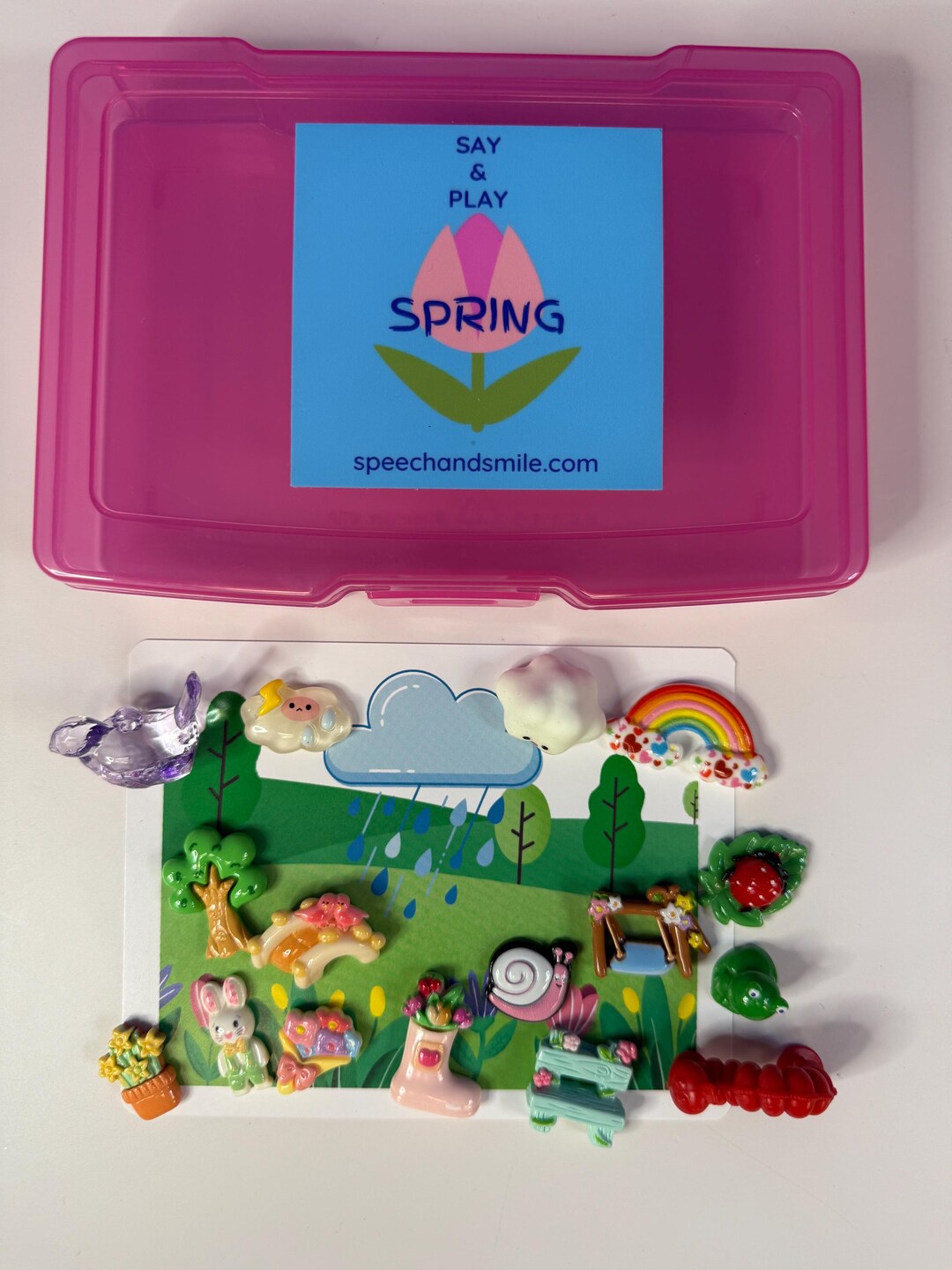 Say & Play Mini Objects™ SPRING Theme Kit With Trinkets and Minis for ...