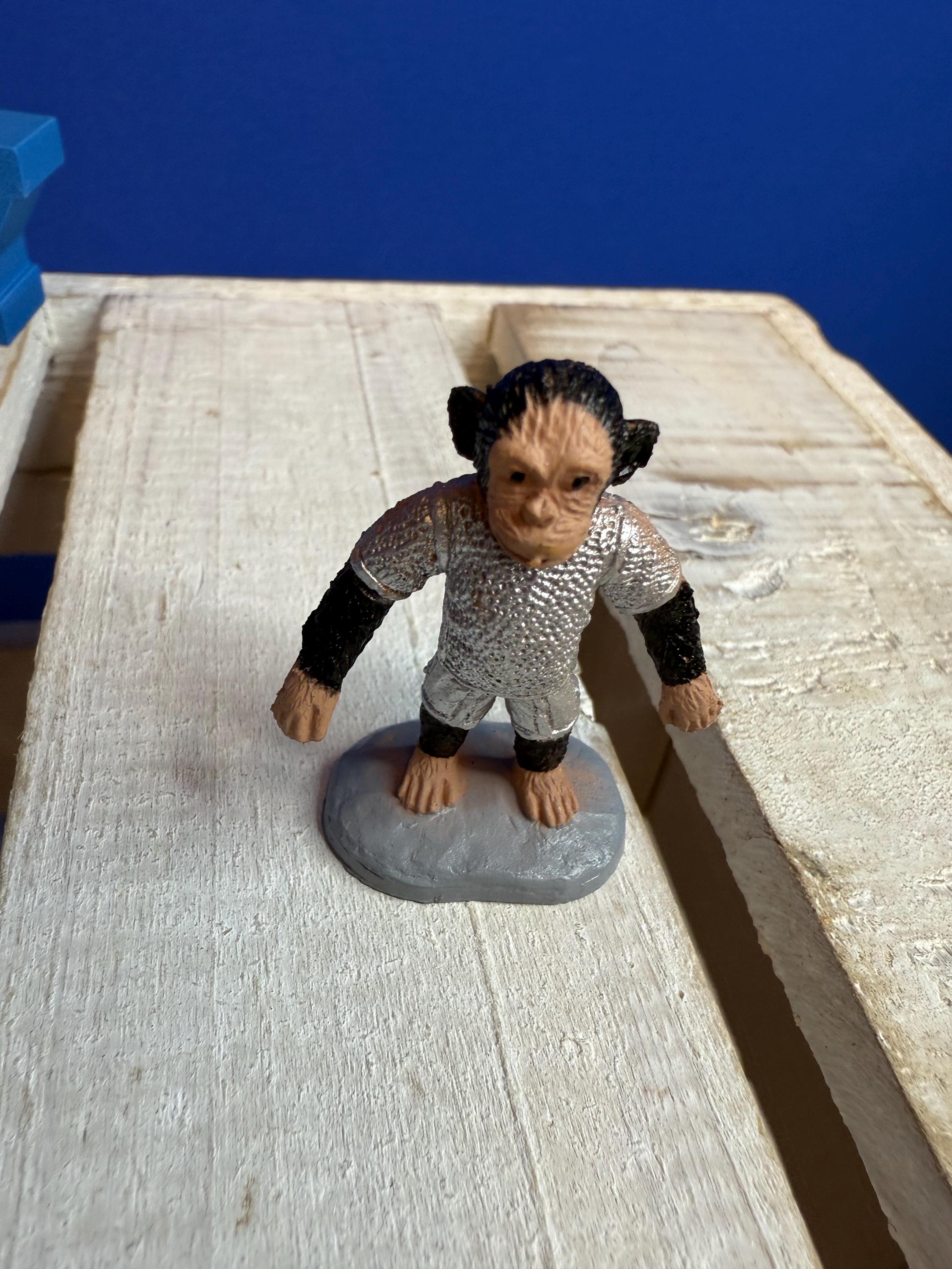 Mini Space Monkey Figurine Space Mini Objects - Etsy
