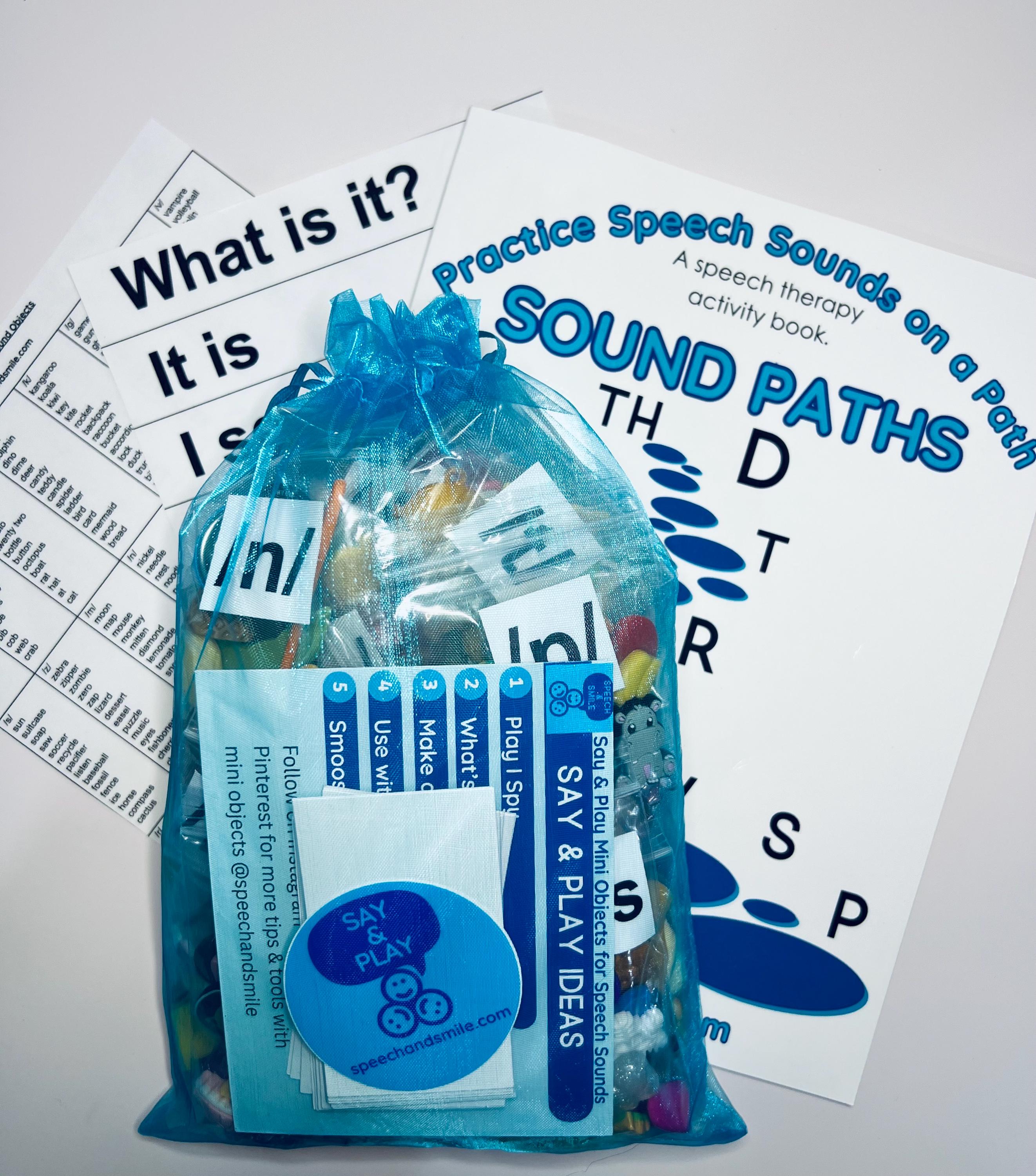 Speech Therapy Mini Objects Set ALL Sounds Included Articulation ...