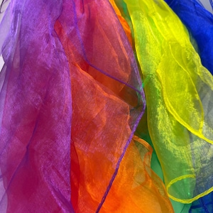 Sensory Movement Scarves – Music & Dance Prop for Kids - Therapy Play Educational Movement Scarves for Kids
