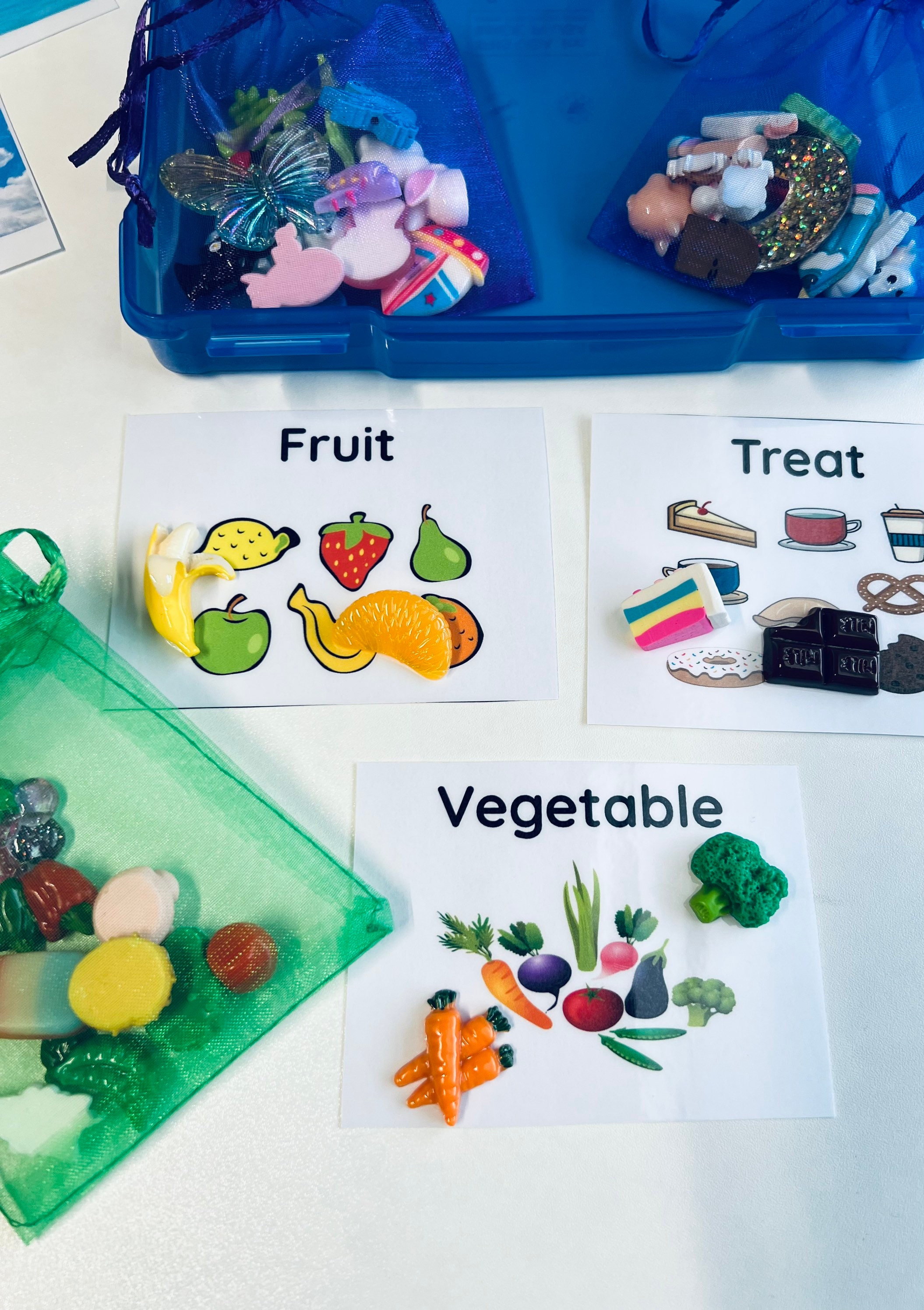 Sorting Kit – Mini Objects for Categories, Preschool Task Box, Speech ...