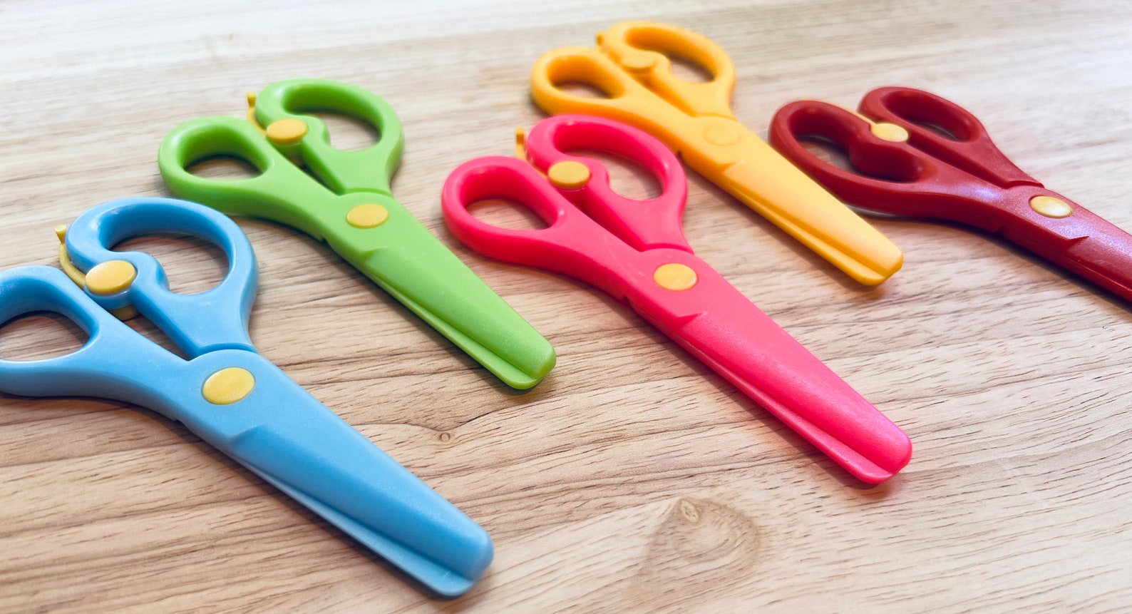 Play Dough Scissorspreschool Training Scissors plastic Etsy
