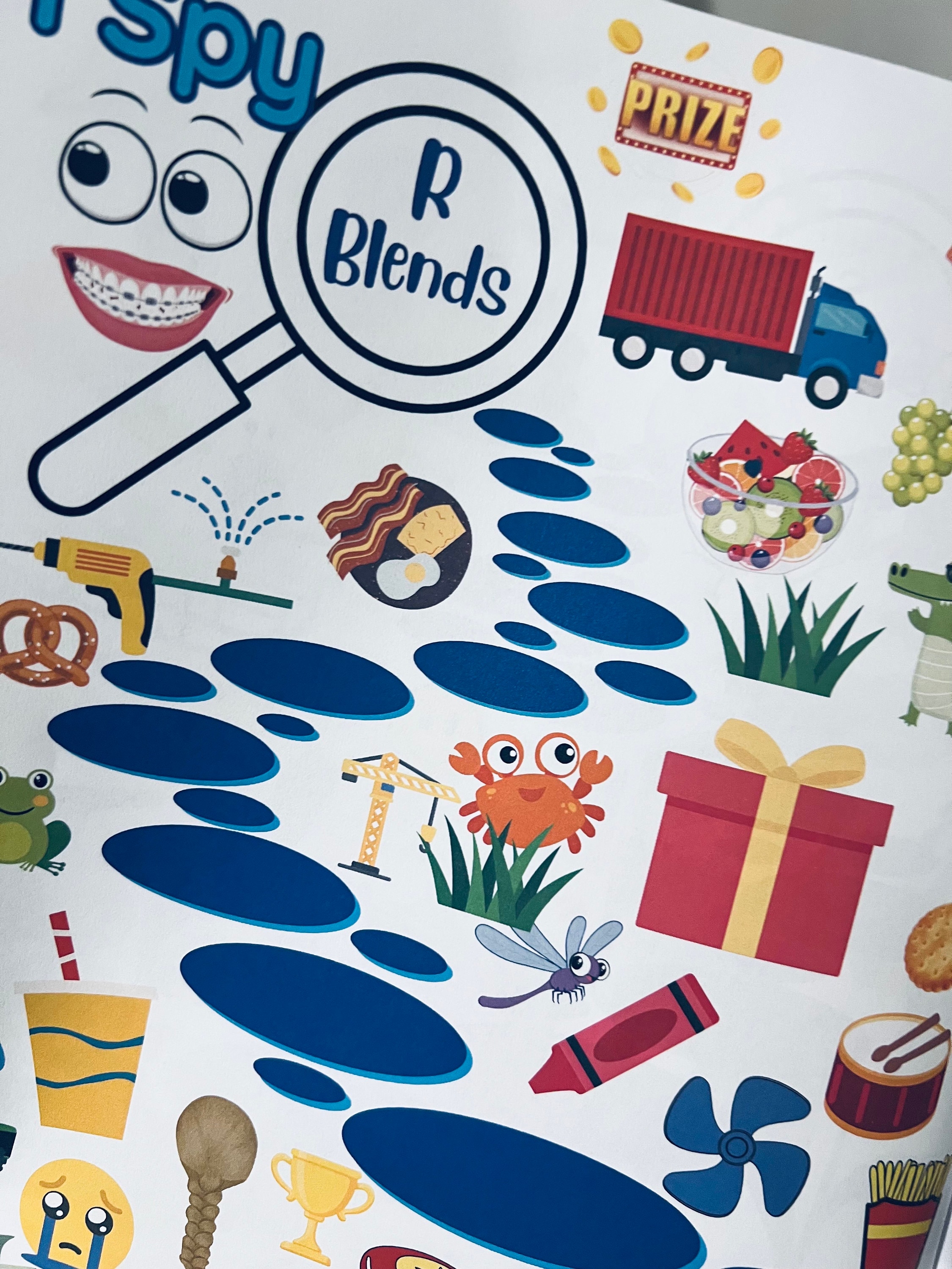 Speech Therapy Activity Book I Spy Paths Speech Sounds Say and Spy All ...