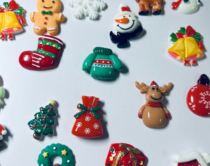 CHRISTMAS Mini Objects- Speech Mini Objects-Theme Mini Objects-Christmas Trinkets Doodads-Christmas Miniature Objects for Speech Therapy