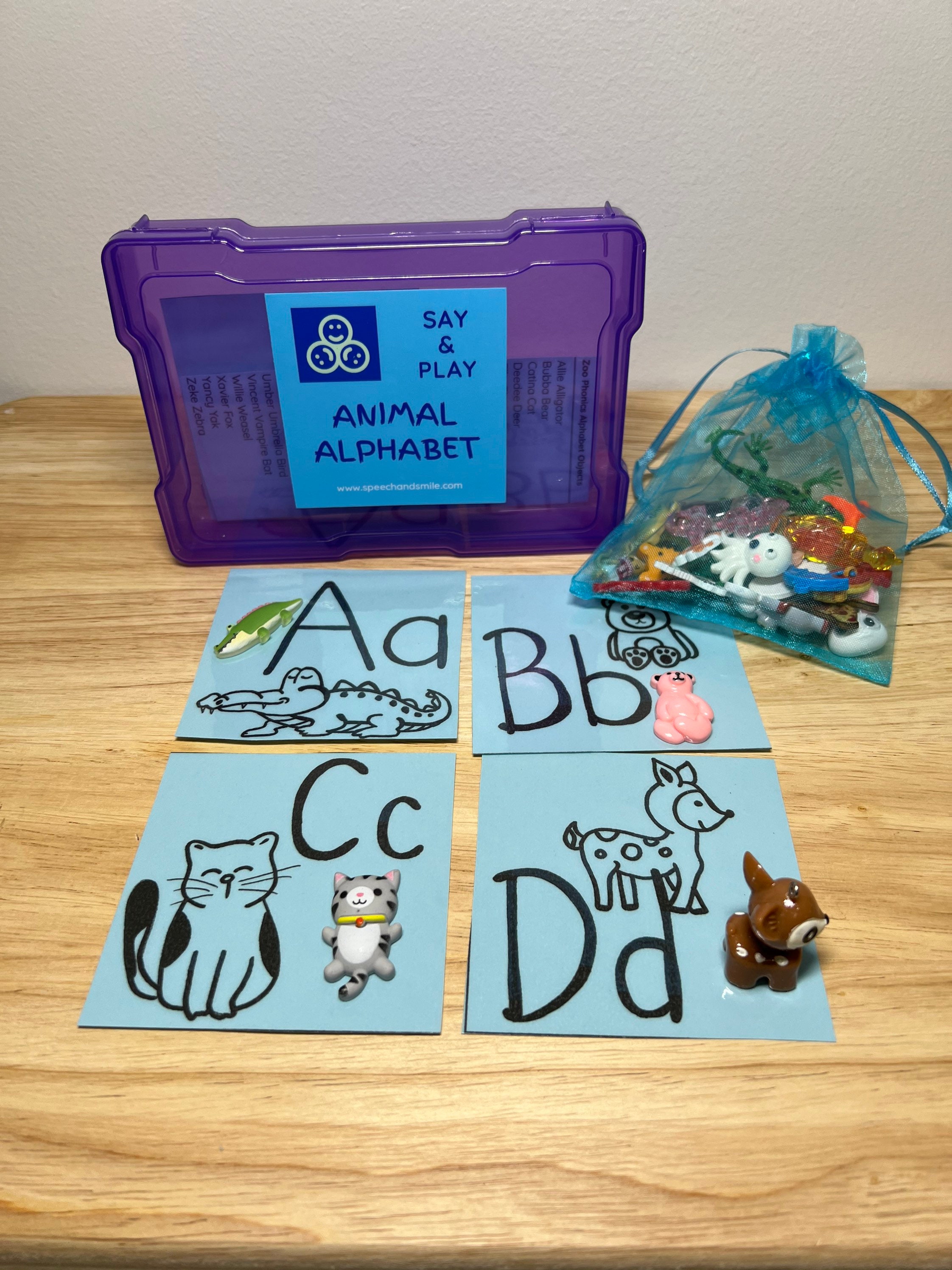 zoo phonics objects alphabet objects alphabet trinkets alphabet kit learn letter sounds speech therapy objects beginning sound objects