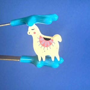 Mini alpaga / Mini objet lama - Mini thème animalier pour l'orthophonie et le jeu