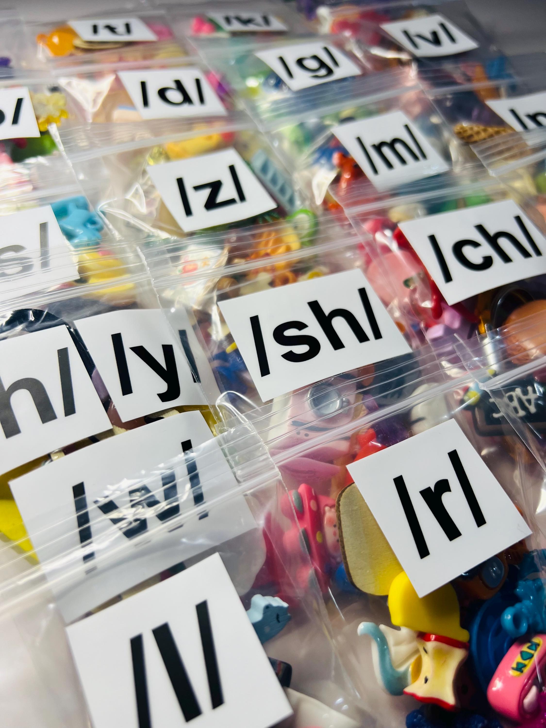 Speech Therapy Mini Objects Set ALL Sounds Included Articulation ...