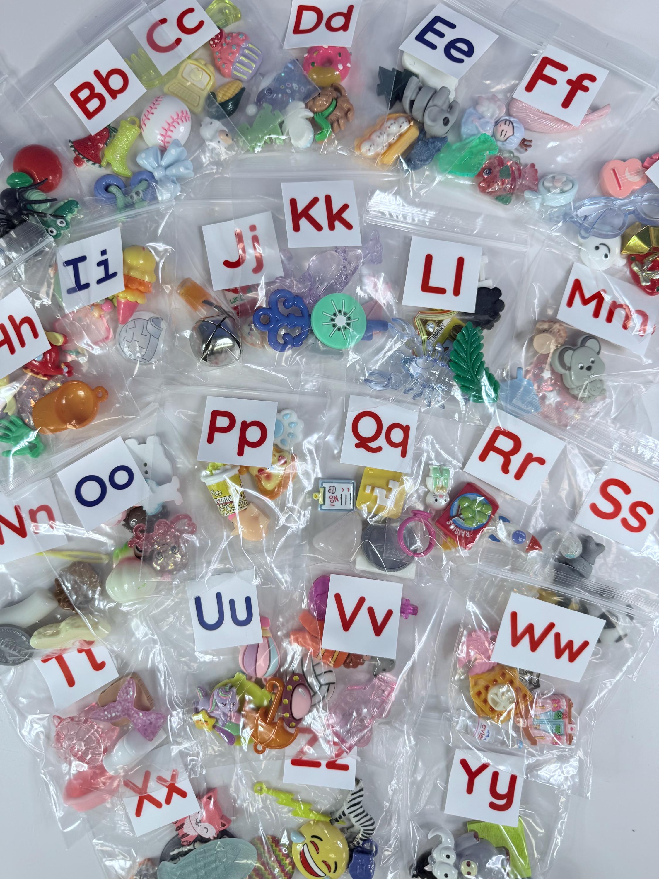 Montessori Alphabet Mini Objects – 5 per Letter (A–Z) Beginning Sound ...