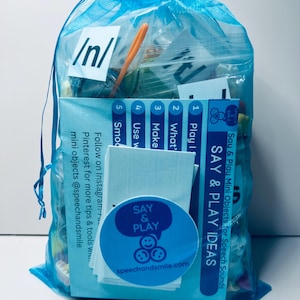 Speech Therapy Mini Objects Set ALL Sounds Included Articulation ...