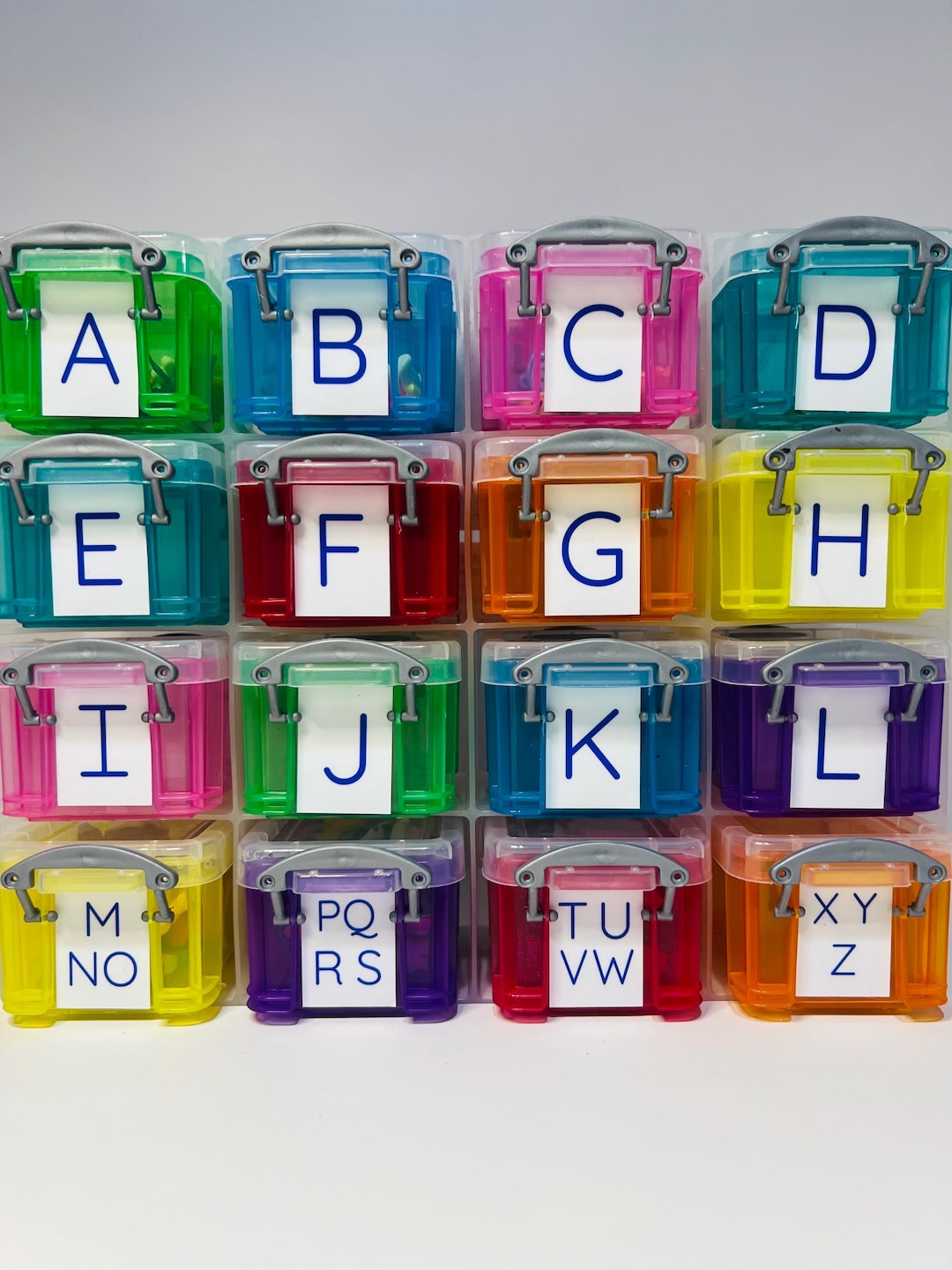 Alphabet Organizer With UPPERCASE Letter Labels STORAGE ONLY Diy ...