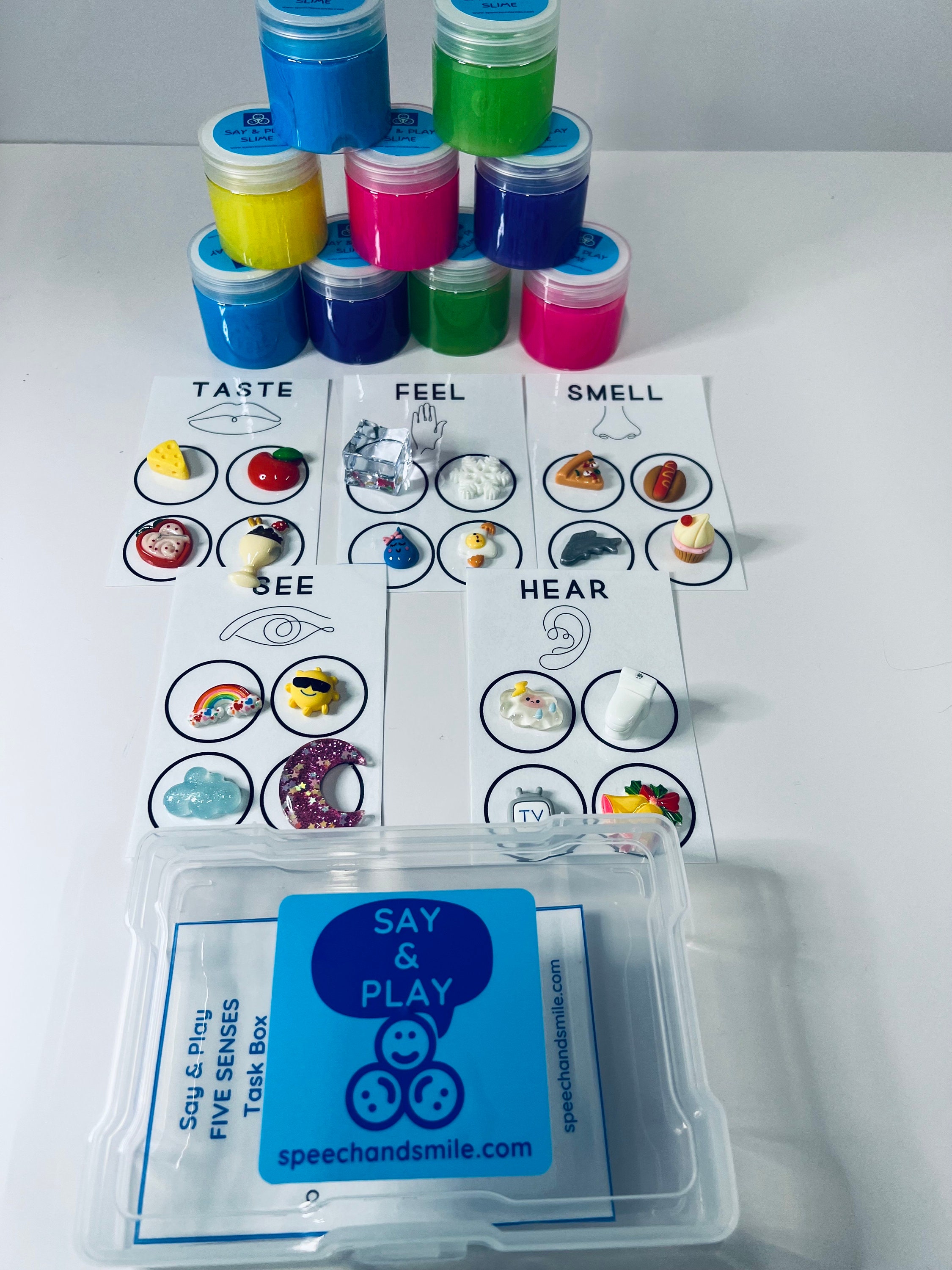 Senses Task Box With Mini Objects Preschool Sensory Activity Box ...