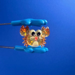 Mini CRAB Trinket OCEAN Trinkets Sparkly Crab Speech Mini Objects Ocean Theme
