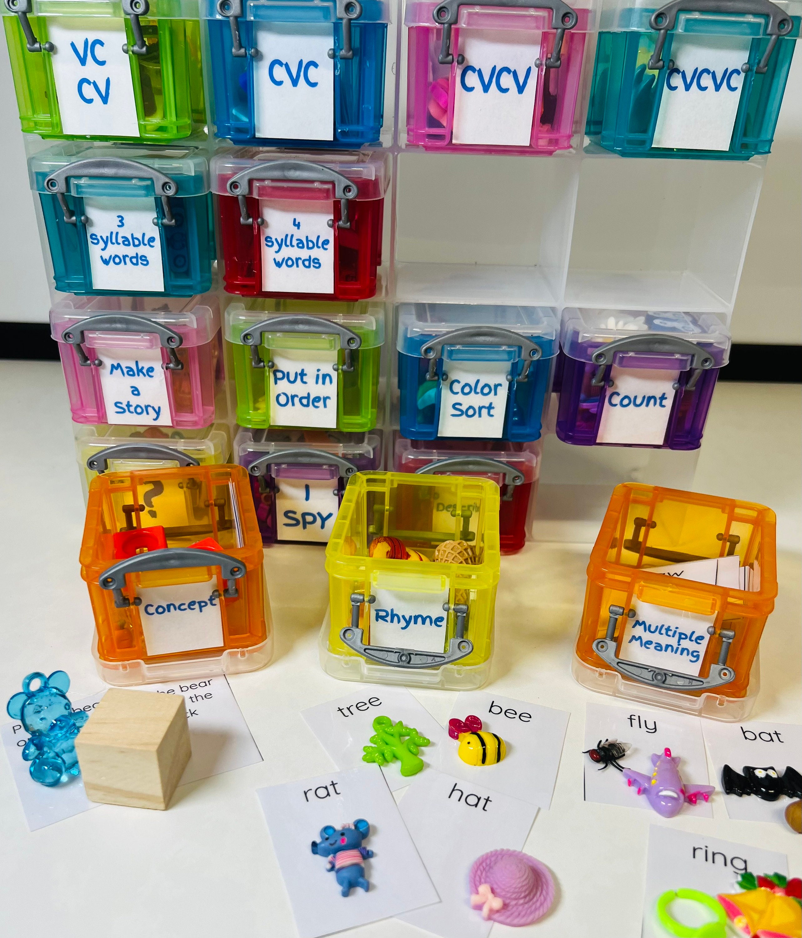 Speech Therapy Mini Objects Activities Mini Objects Set Trinkets in ...