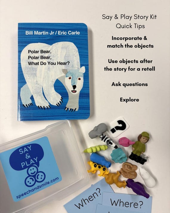 Say & Play Mini Objects™ Story Kit – Polar Bear, Polar Bear What