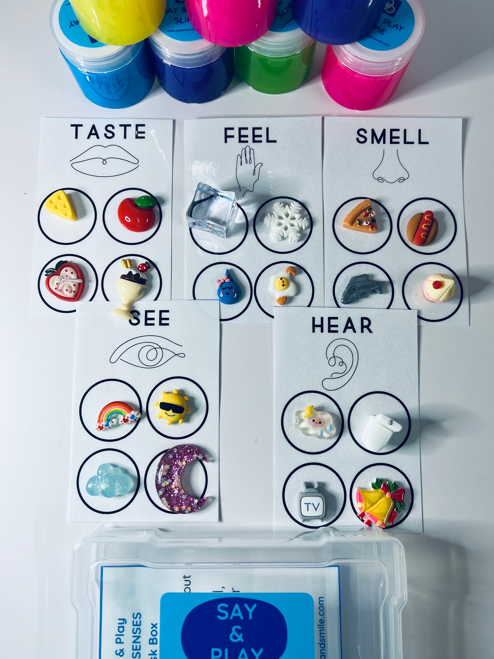 Senses Task Box With Mini Objects Preschool Sensory Activity Box ...