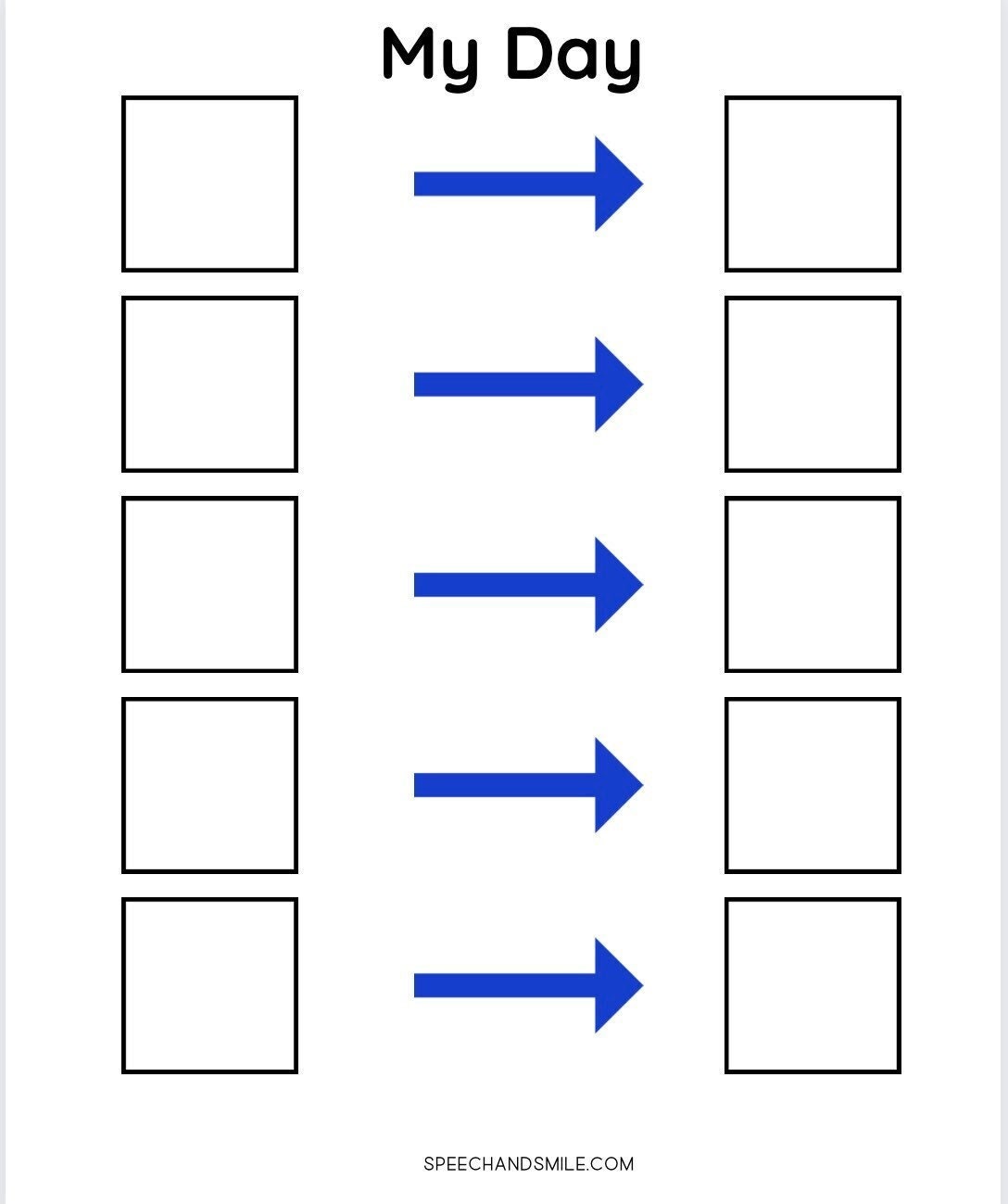 Visual schedule clipart