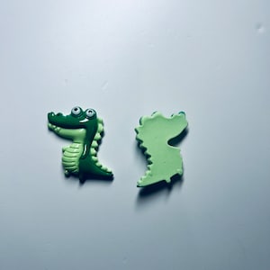 Mini Alligator Trinket – Speech Therapy Mini Objects – Safari Theme – Say & Play Minis Doodads Trinlets Resin Mini Crocodile
