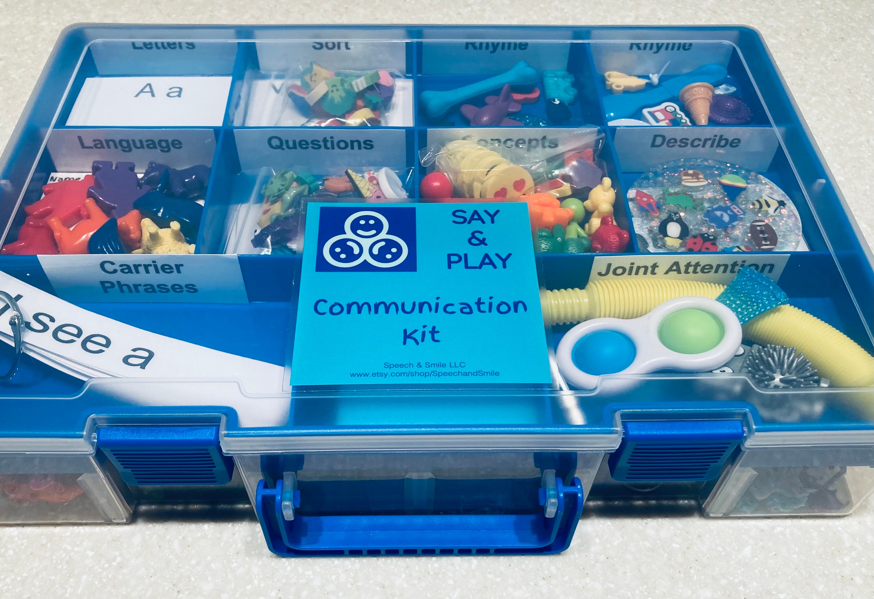 Speech Therapy Mini Objects Kit Speech Language Therapy Kit Objects