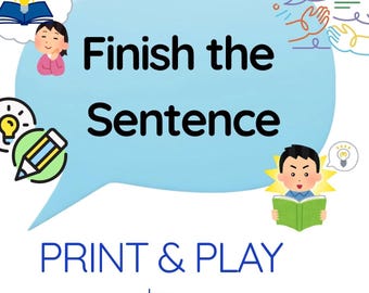 Build a Sentence Worksheet with Miniature Objects- Sentence Building Activity - Speech Therapy Printable Worksheets