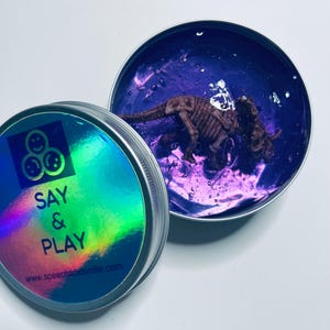 Dino Jar Putty Dino Dig Sensory Putty Dinosaur Jar with Putty Reusable Tactile Therapy Putty Soft Putty Fine Motor