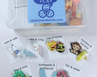 Things That Go Together Kit | Semantic & Relational Vocabulary Speech Therapy Mini Objects