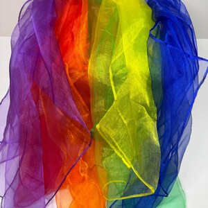 Sensory Movement Scarves – Music & Dance Prop for Kids - Therapy Play Educational Movement Scarves for Kids