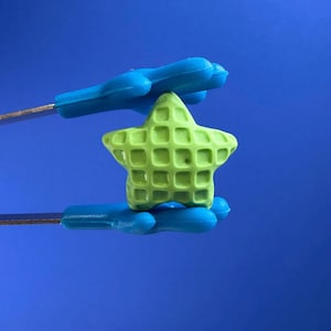 Mini Waffle Trinkets - Dollhouse Food Minis Speech Therapy - Montessori Sound Objects