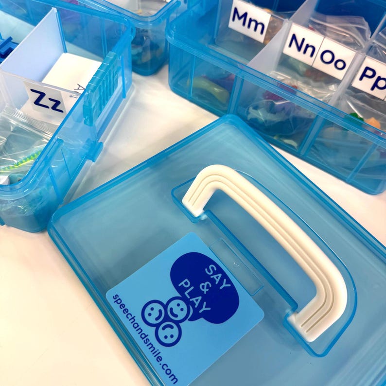 Alphabet Mini Objects Set With Letters, Number Set and Cue Cards ...