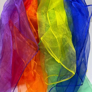 Sensory Movement Scarves – Music & Dance Prop for Kids - Therapy Play Educational Movement Scarves for Kids