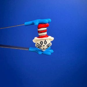 Cat in the Hat Mini Object-Dr Suess Trinkets-Rhyme Objects- Speech Therapy Mini Objects