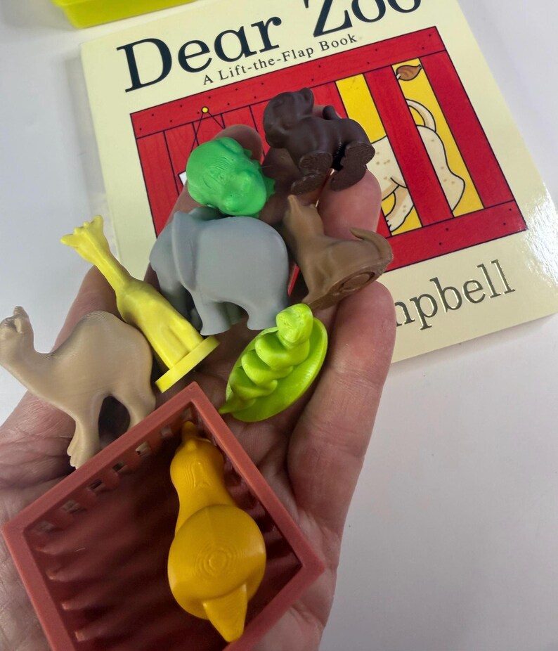 Dear Zoo Story Kit with Mini Objects Speech Therapy Zoo Book