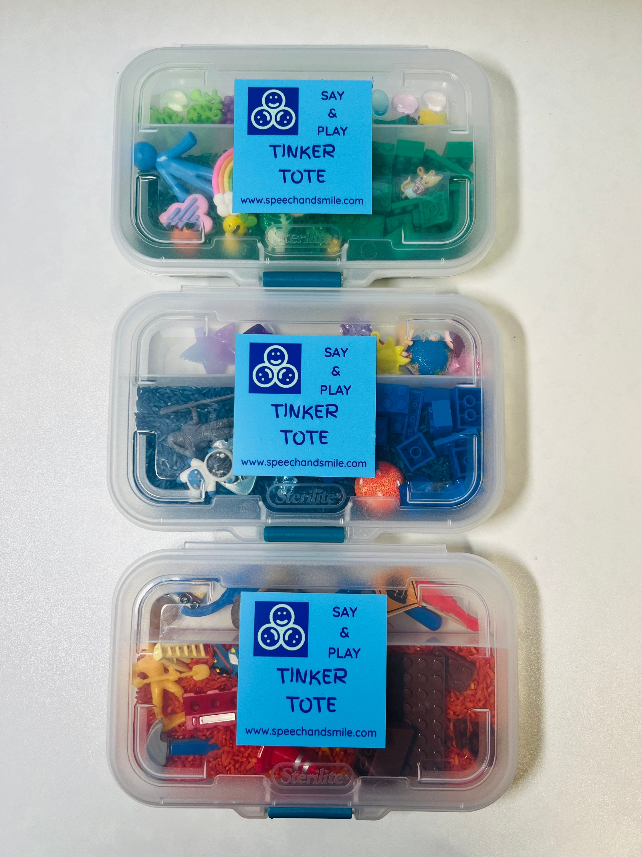 Sensory Play KitPortable Sensory BoxSpeech Mini ObjectsSpace Objects