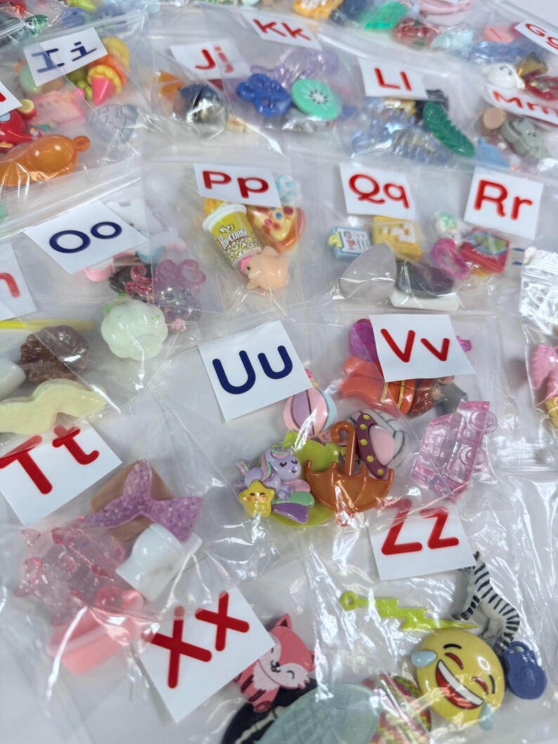 Object 794 Montessori Alphabet Mini Objects – 5 per Letter (A–Z) Beginning Sound ...