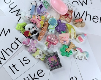 Mini Objects Speech Therapy Grab Bag Trinkets I Spy Objects l Montessori Language Objects