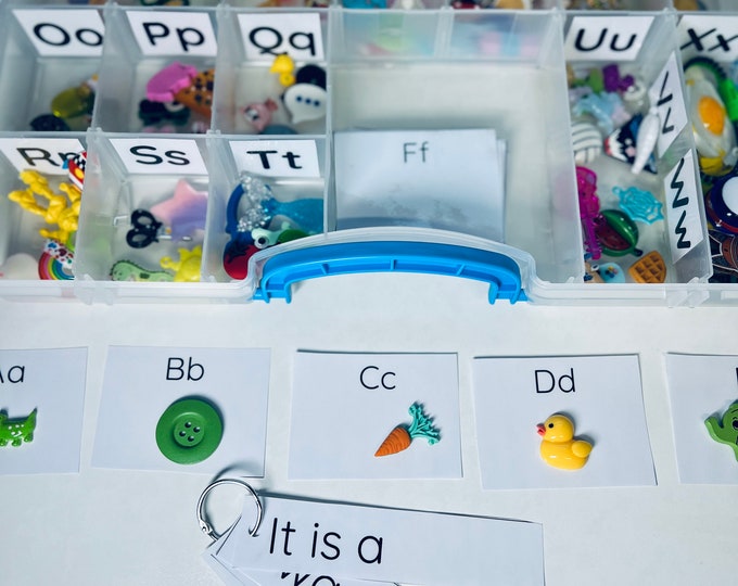 Alphabet Objects 132 Objects-I spy Objects Classroom Alphabet Set-Montessori Sound Objects-Objects to Teach Sounds- Minis for Speech Therapy