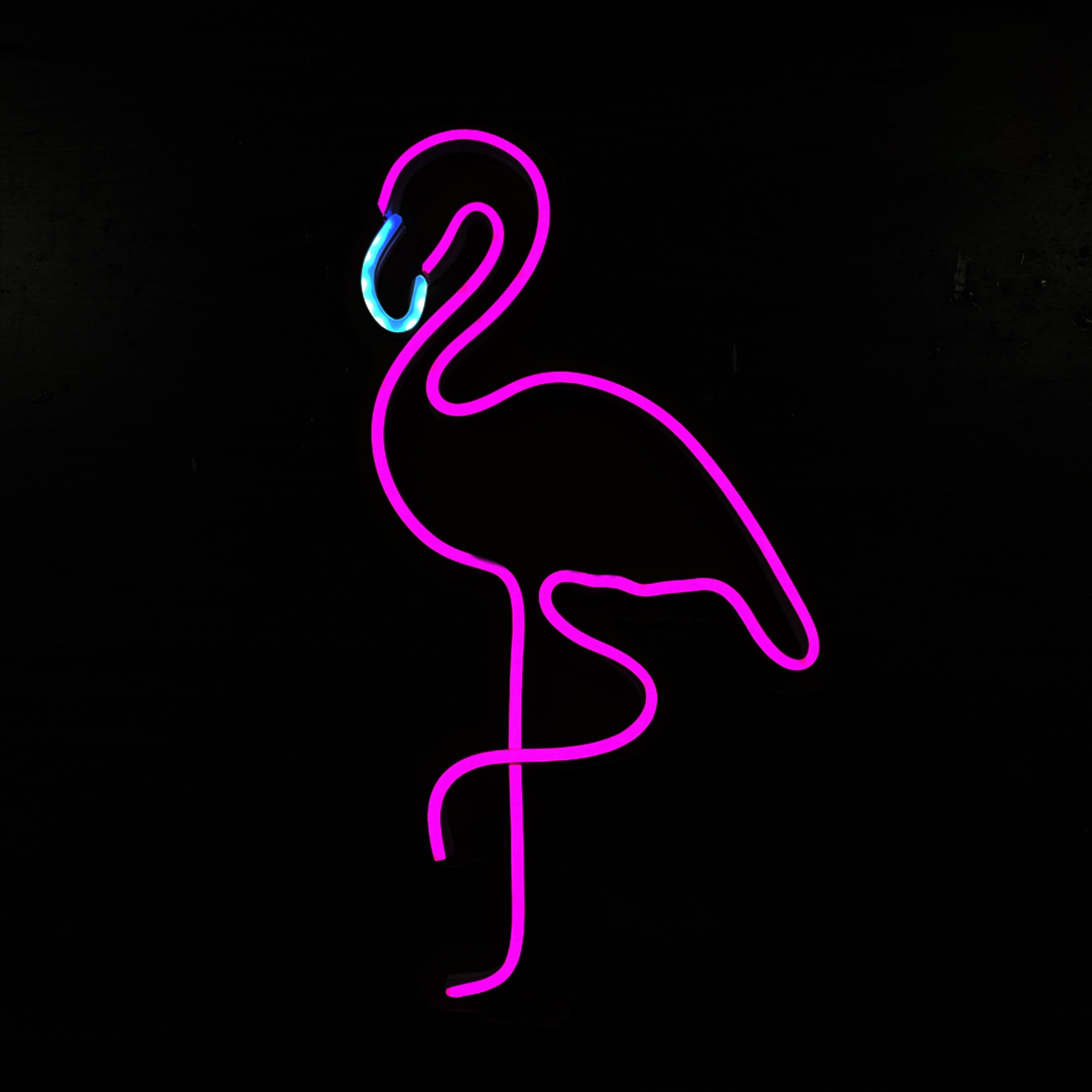 Flamingo Neon Sign Custom Neon Sign Flamingo Decor Neon Etsy
