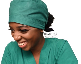 Satin Lined Scrub Cap