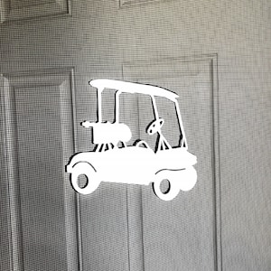 Golf Cart Flexible Screen Magnets: Two-Sided, For Non Fold-Up Screens, Prevents Walking into screens, Covers Tears. Size L 6" x W 6"
