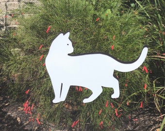 DCentral Family CAT Flexible Safety Screen Magnets. Double-Sided.  White. Cover tears Helps to Stop Walking into Screens Size W 7.25" x L 5"