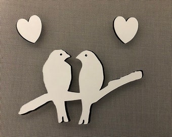 DCentral Lovebirds flexibel skärmmagnet: Dubbelsidig, för icke-infällbara skärmar, hjälper till att förhindra att man går in i skärmar, storlek B 18 x L 10 cm