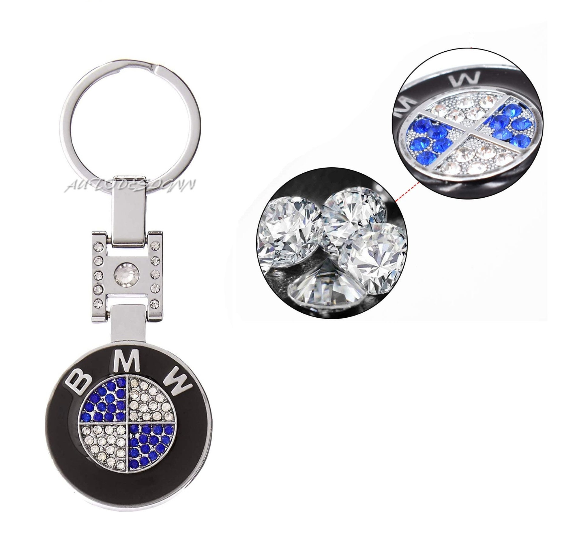 Key holder Bmw Luxury Chrystal Diamonds Etsy