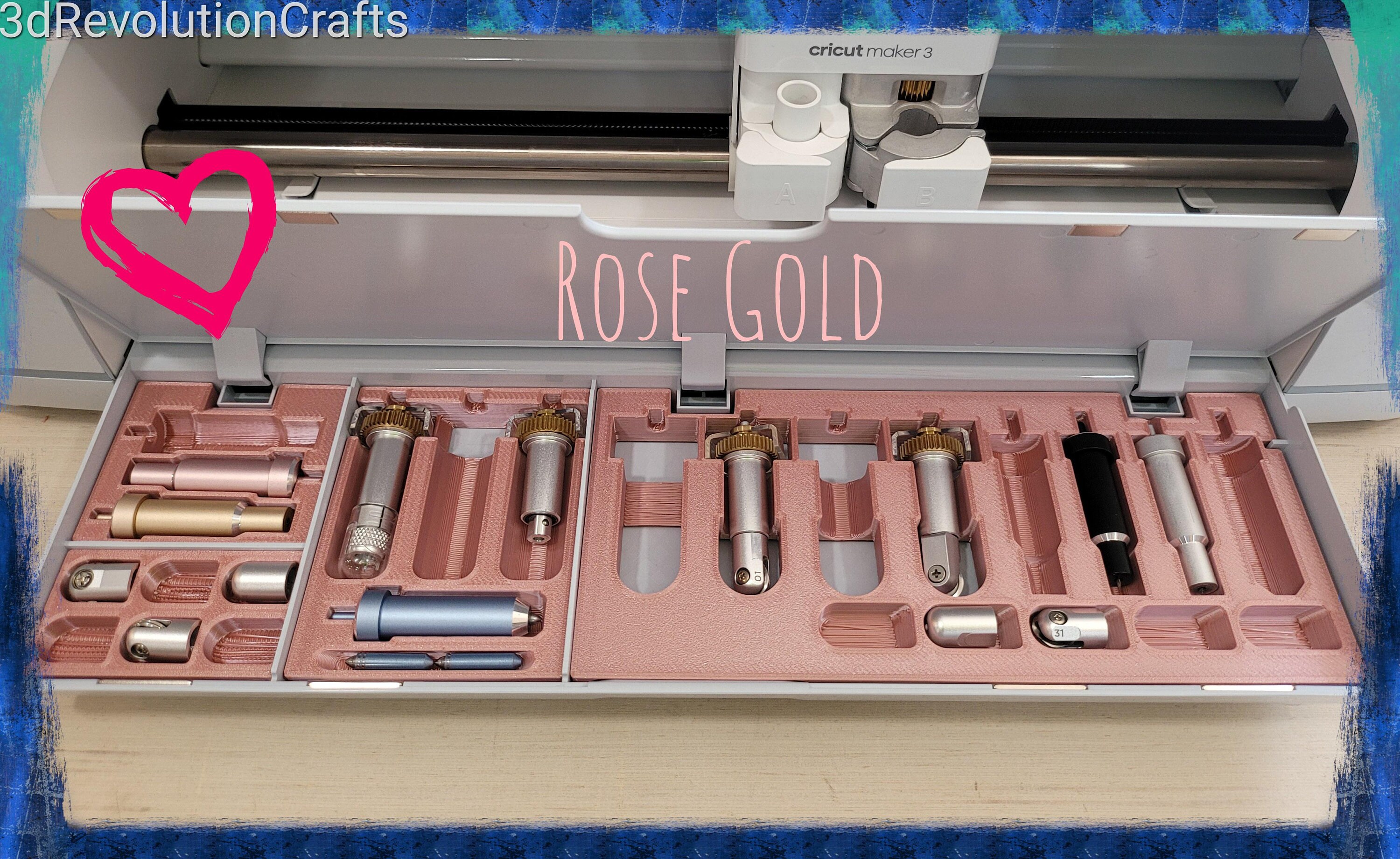 Ultimate Organizer For Cutting Blades and Tools Storage Insert Bundle…