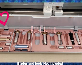 Organiseur ultime pour les lames de coupe et les outils de rangement, lot d'inserts de rangement pour les machines Cricut Maker et Maker 3 et Maker 4.