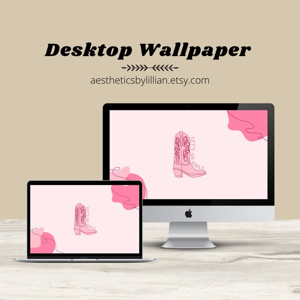 Trendy Cowgirl Desktop Wallpaper | Mac Background | MacBook Wallpaper | MacBook Pro Wallpaper | Laptop Background
